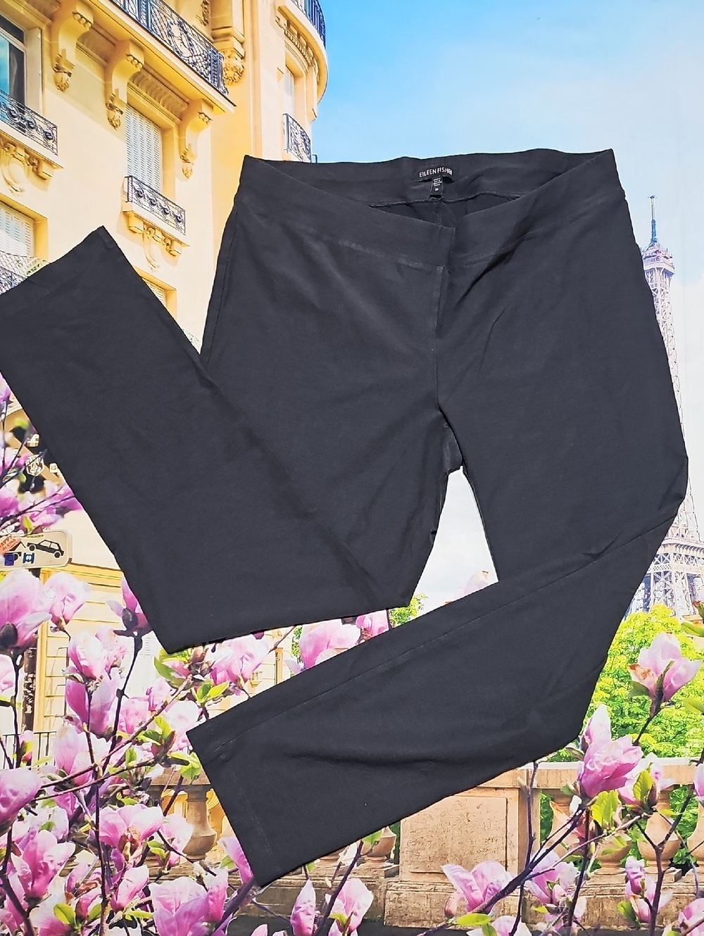Eileen Fisher Gray Pants Size Medium - Picture 2 of 5